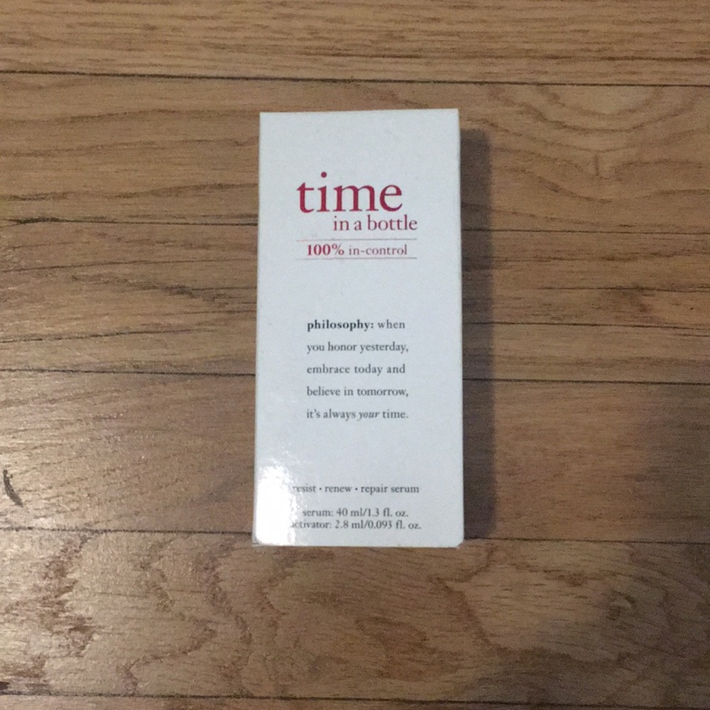 Philosophy: Time in a bottle